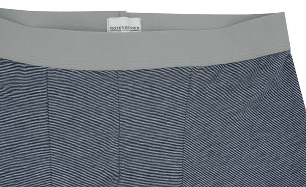 Organic Jersey Trunk in Navy Fine Stripe